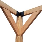 Douglas Fir Pergola Beam/Rafters corner piece Planed and Sanded