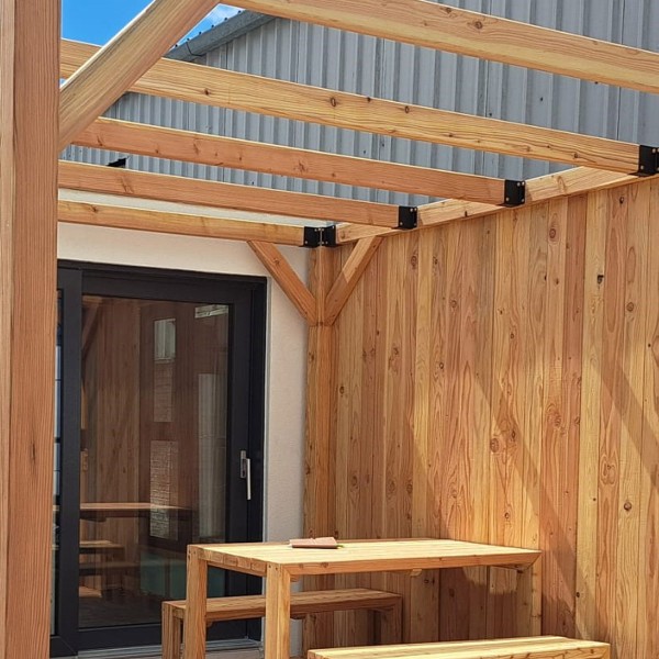 Douglas Fir Pergola Beam/Rafters Planed and Sanded