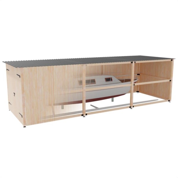 Pergola for a Sailboat, Dimensions 3 x 9 Meters