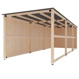 Pergola for a Sailboat, Dimensions 3 x 9 Meters