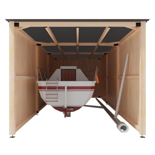 Pergola for a Sailboat, Dimensions 3 x 9 Meters