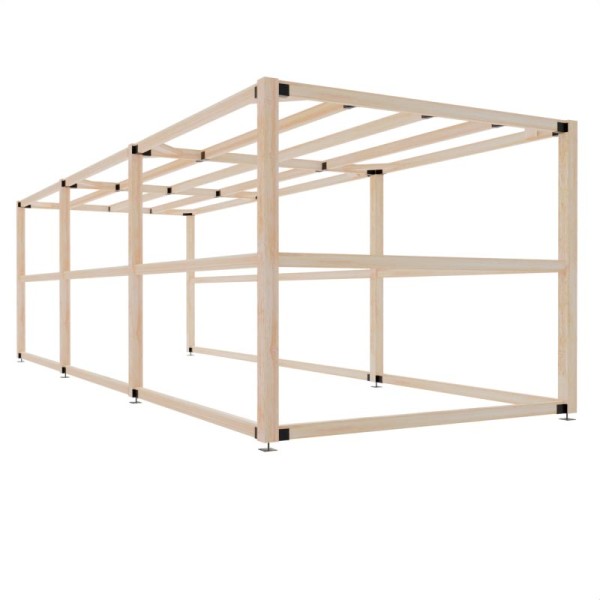 Pergola for a Sailboat, Dimensions 3 x 9 Meters