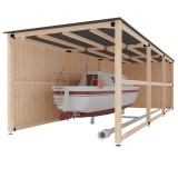 Pergola for a Sailboat, Dimensions 3 x 9 Meters
