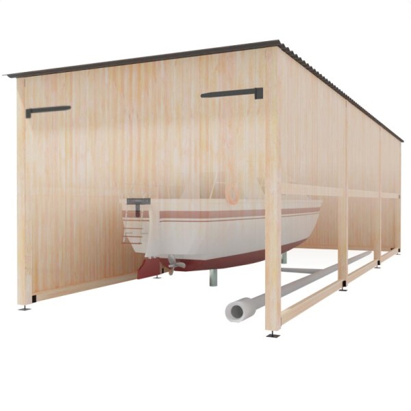 Pergola for a Sailboat, Dimensions 3 x 9 Meters