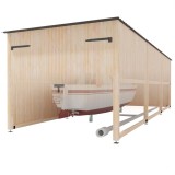 Pergola for a Sailboat, Dimensions 3 x 9 Meters