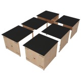 Carport + Garage storage 6×9 m (9 Combined Pergolas)