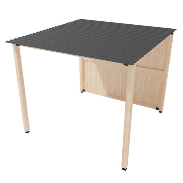 copy of Potpuno zatvorena pergola, polikarbonat i cerada, bez poda