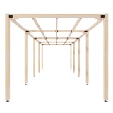 Contemporary Pergola Walkway 3x12m