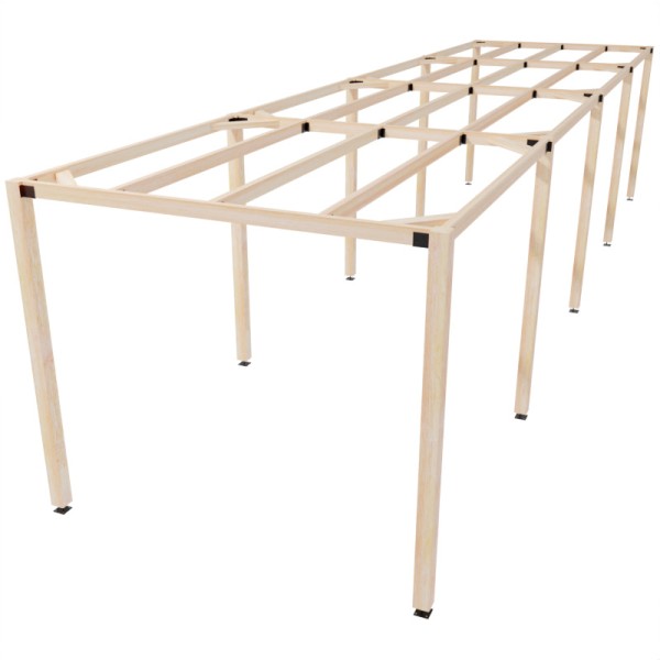 Contemporary Pergola Walkway 3x12m