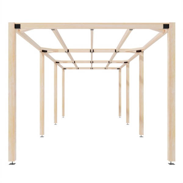 Contemporary Pergola Walkway 3x9m