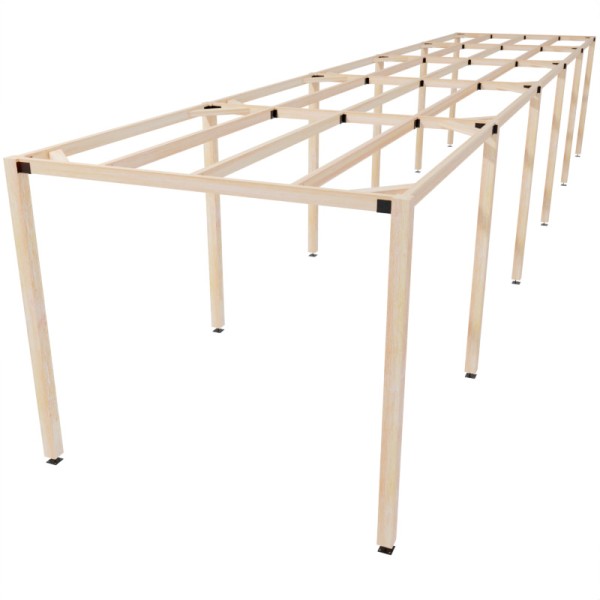 Contemporary Pergola Walkway 3x15m