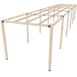 Contemporary Pergola Walkway 3x15m