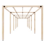 Contemporary Pergola Walkway 3x15m